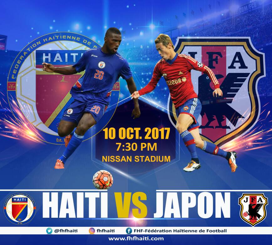 MATCH AMICAL – SÉLECTION NATIONALE : HAÏTI EN AMICAL FACE AU JAPON