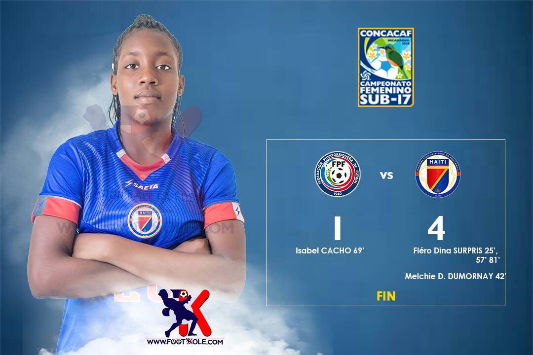 CONCACAF U17 – NICARAGUA 2018 : FLERO DINA SURPRIS, LA DESTRUCTRICE