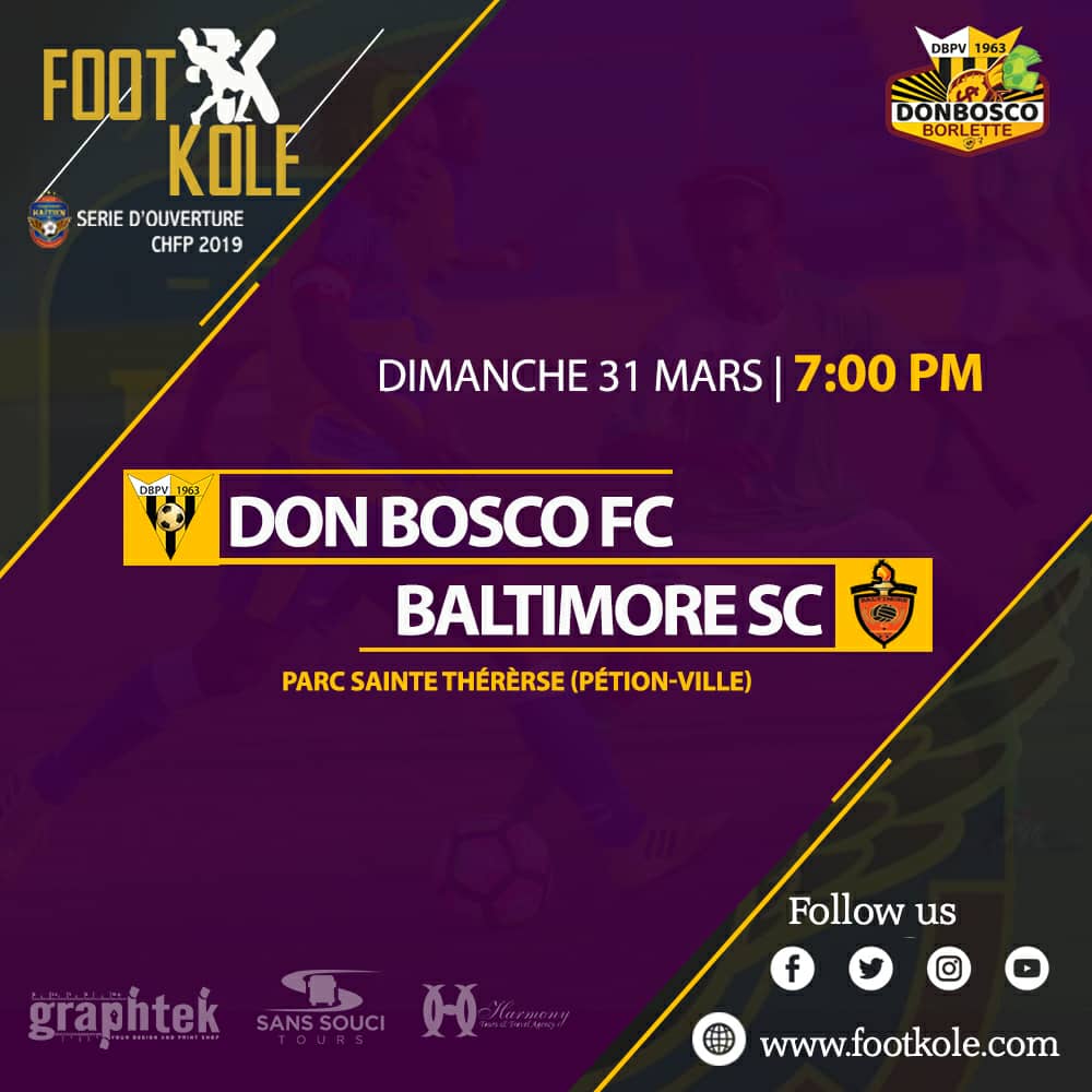 CHFP 2019 – SÉRIE D’OUVERTURE : CHOC AU SOMMET ENTRE LE DON BOSCO ET LE BALTIMORE SC