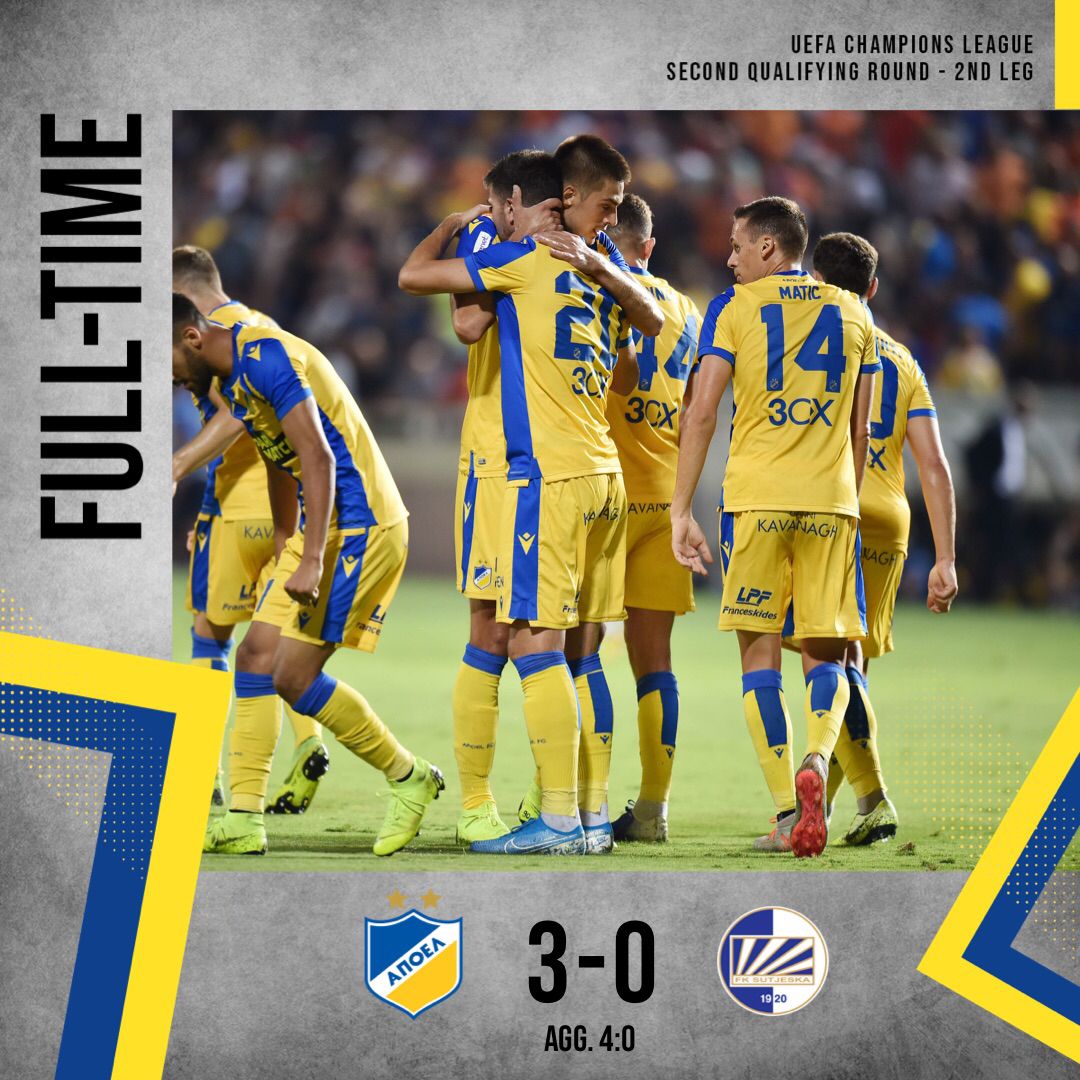 TOURS PRÉLIMINAIRES CHAMPION’S LEAGUE 2019 : L’APOEL DE KEVIN LAFRANCE ÉLIMINE FK SUTJESKA NISKIC