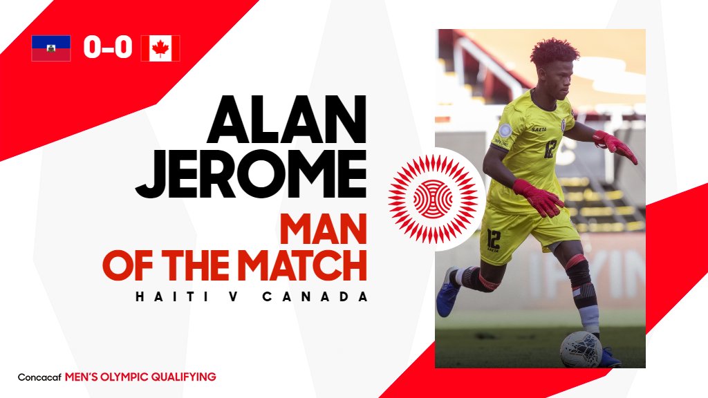 HAÏTI VS CANADA: ALAN JÉRÔME “MAN OF THE MATCH”