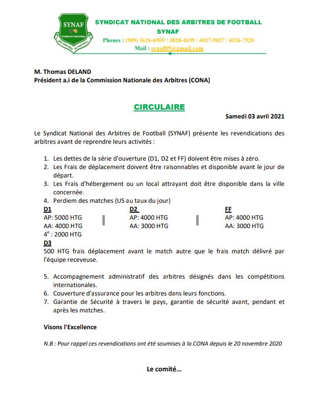 FOOTBALL – CHFP 2020 – 2021 : BOYCOTTAGE DE LA PREMIÈRE JOURNÉE PAR LES ARBITRES, QUELLES REVENDICATIONS ?