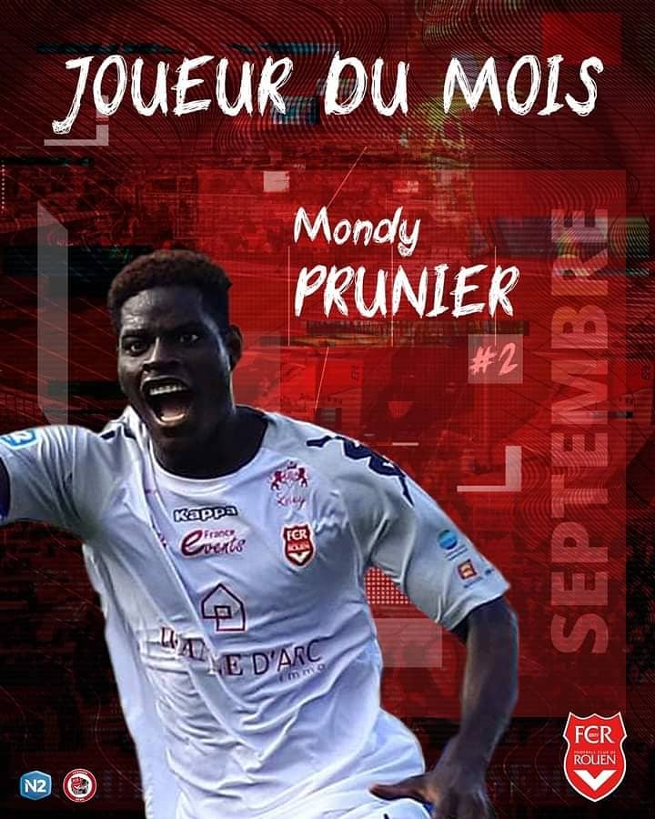 FOOTBALL – EXPATRIÉS : MONDY PRUNIER ÉLU JOUEUR DU MOIS