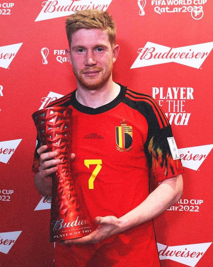 CDM-QATAR 2022: KEVIN DE BRUYNE SURPRIS PAR LA FIFA