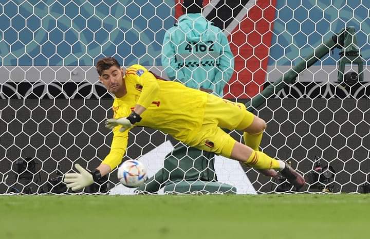 CDM-QATAR 2022 : THIBAULT COURTOIS EXPRIME SA SATISFACTION APRÈS LA VICTOIRE BELGE