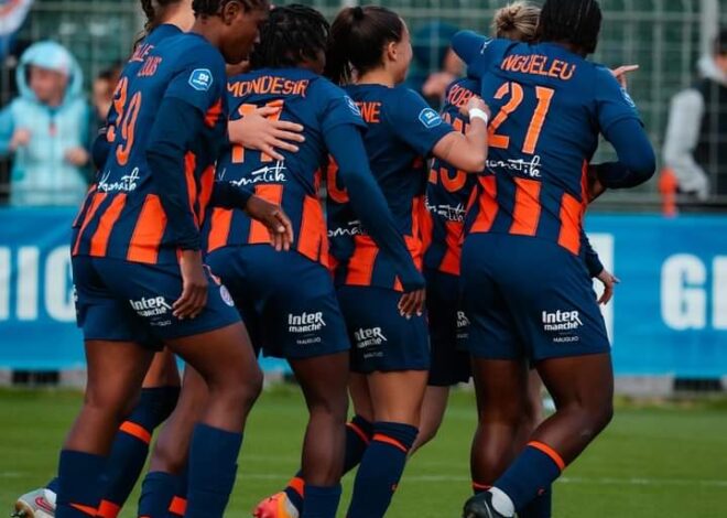 FOOTBALL – D1 ARKEMA : NERILIA MONDESIR PORTE LE MONTPELLIER HERAULT SC