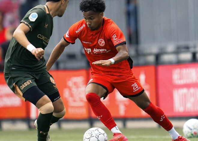 RUBEN PROVIDENCE PORTE ALMERE CITY AVEC UN DOUBLÉ ET UNE PASSE DÉCISIVE EN AMICAL