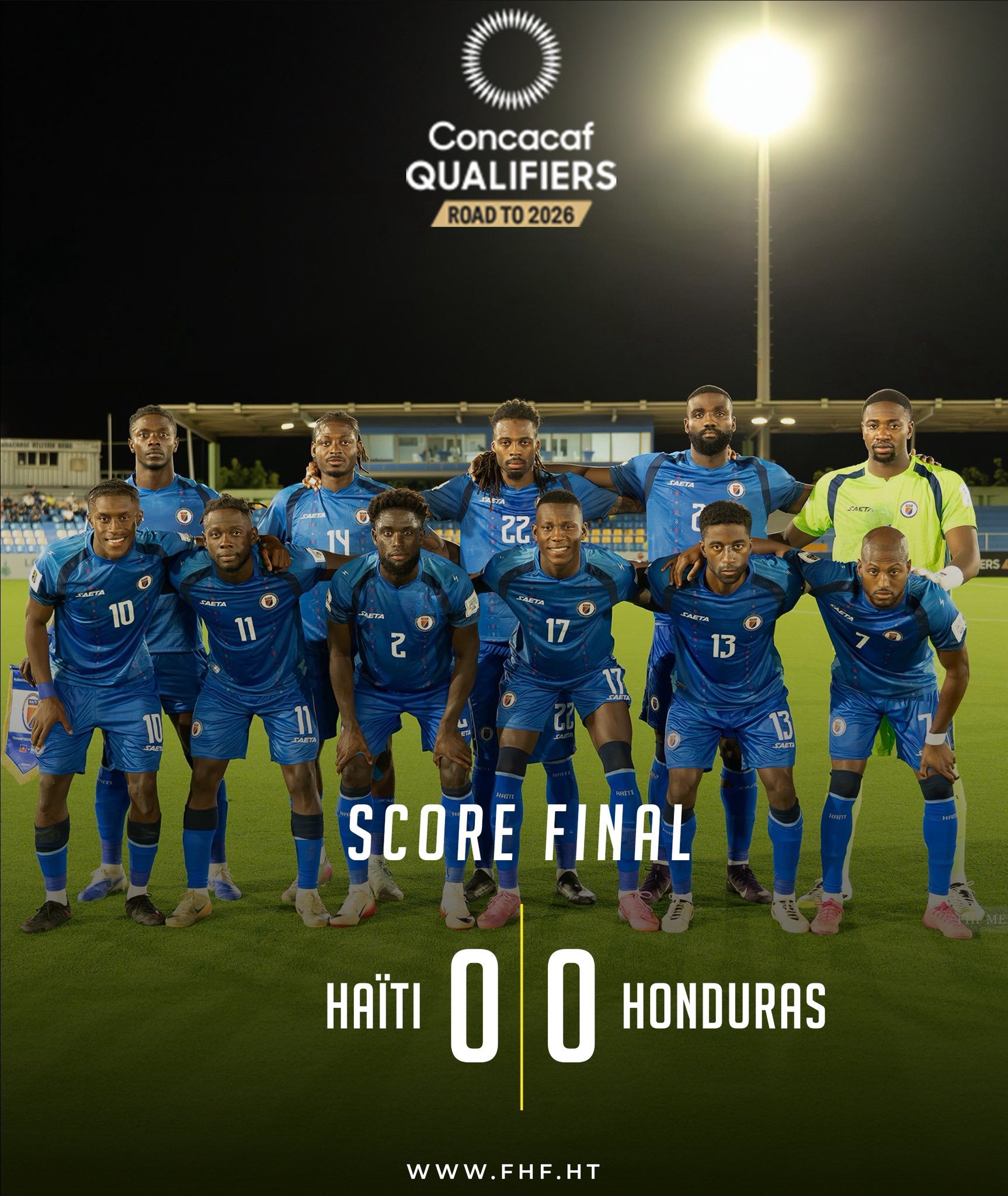 CDM 2026 : HAÏTI ET LE HONDURAS SE NEUTRALISENT