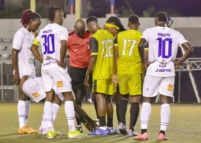 LIGUE HAÏTIENNE DE FOOTBALL : LE DON BOSCO FC ET LE VIOLETTE AC SE QUITTENT DOS À DOS 